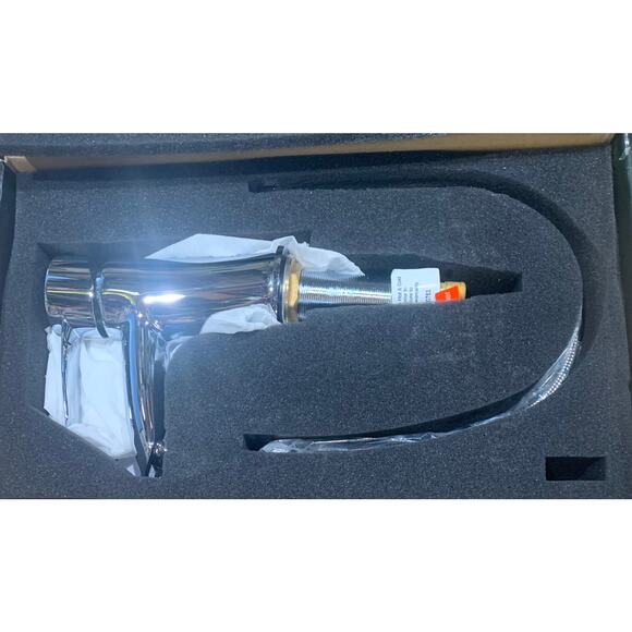 Vigo Vg01023 Bova 1.2 GPM Single Hole Bathroom Faucet - Chrome OPEN BOX NEW - Picture 6 of 6